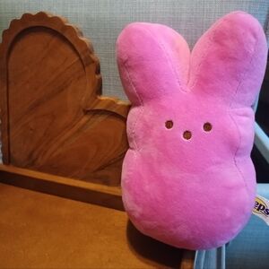 Pink Peeps Plush Bunny